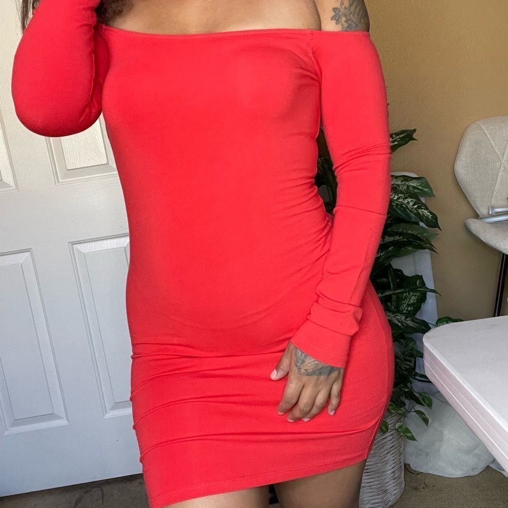 Off the shoulder dress